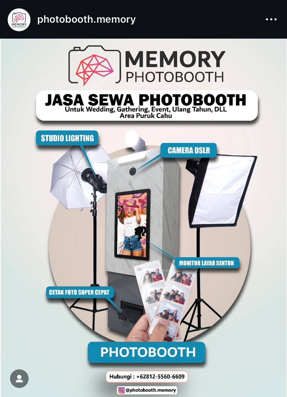 Peralatan dan mesin Memory Photobooth